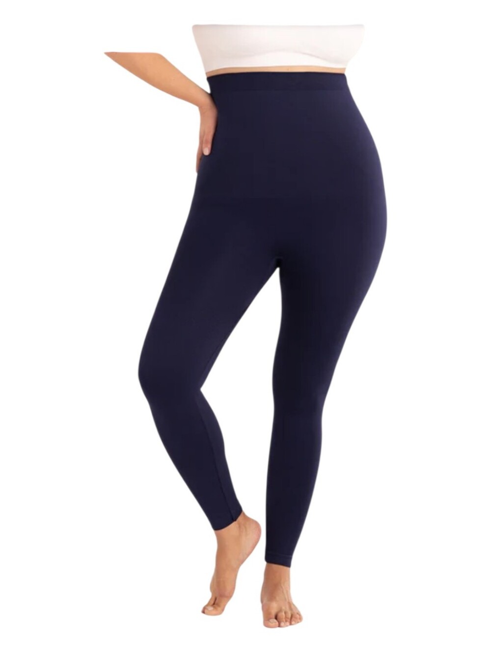 Shapermint Essentials High-Waisted Shaping Leggings SZ XL Dark Blue Smooth Slim
